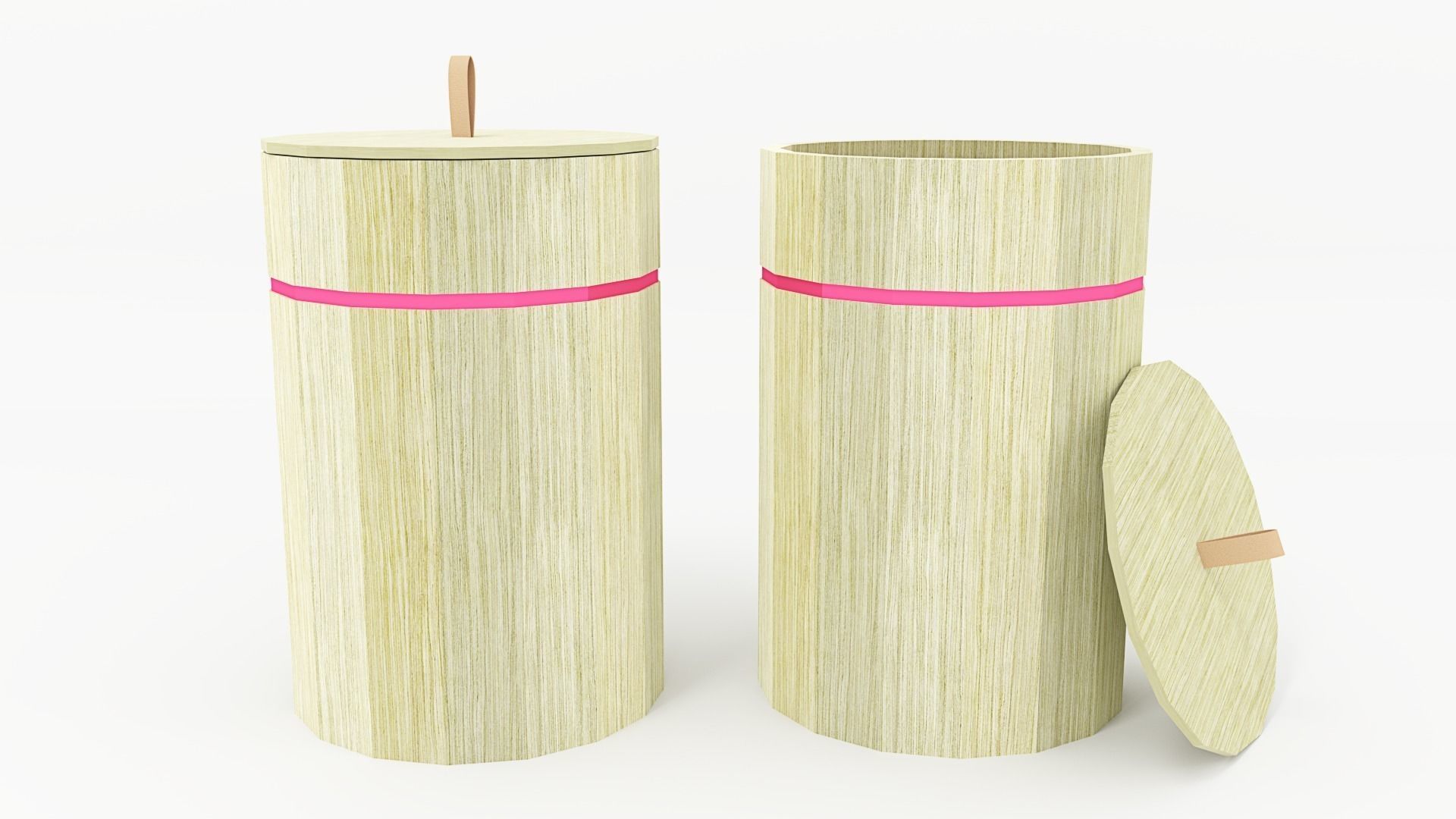 Karimoku New Standard Colour Bin Free 3D model