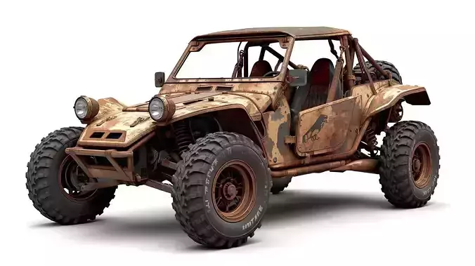 Rusted Wasteland Desert Buggy 