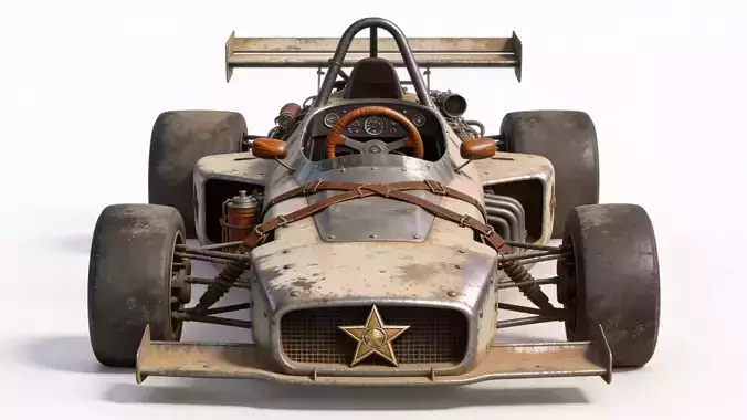 Post-Apocalyptic Sheriff Formula Racer 3d