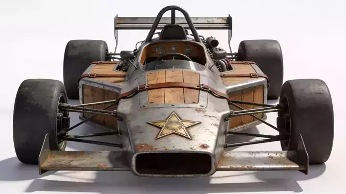 Post-Apocalyptic Sheriff Formula Racer model