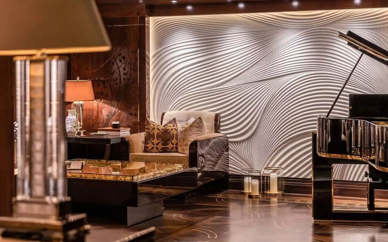 Luxury Silk Wave Wall Decor 3D print model