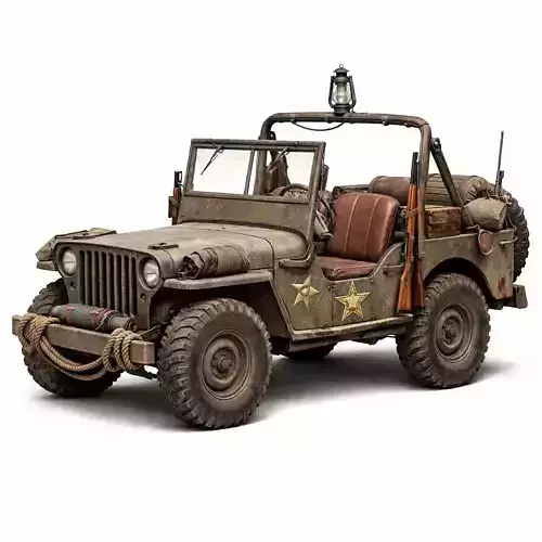 Wasteland Tactical Jeep 3d