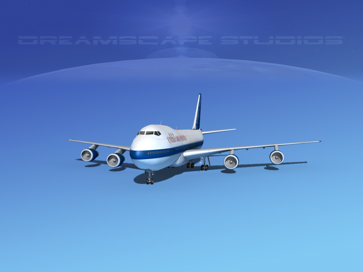 Boeing 747-100 United Cargo 3D model_1