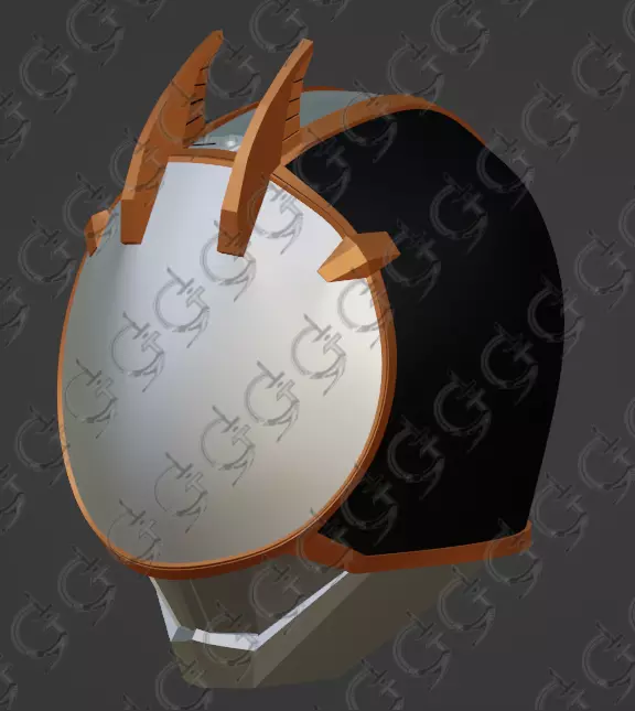 Helmet RideTropper Low-poly 3D model