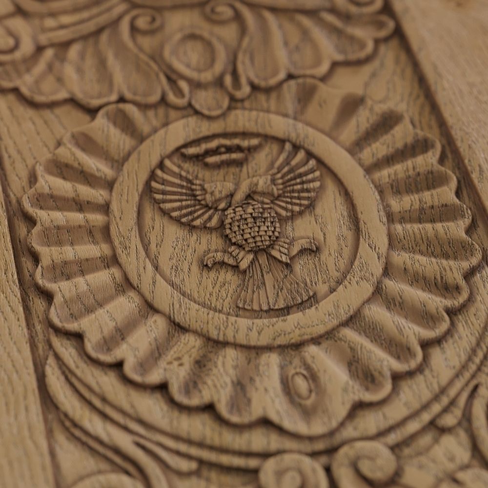 Carved door 3D print model_2