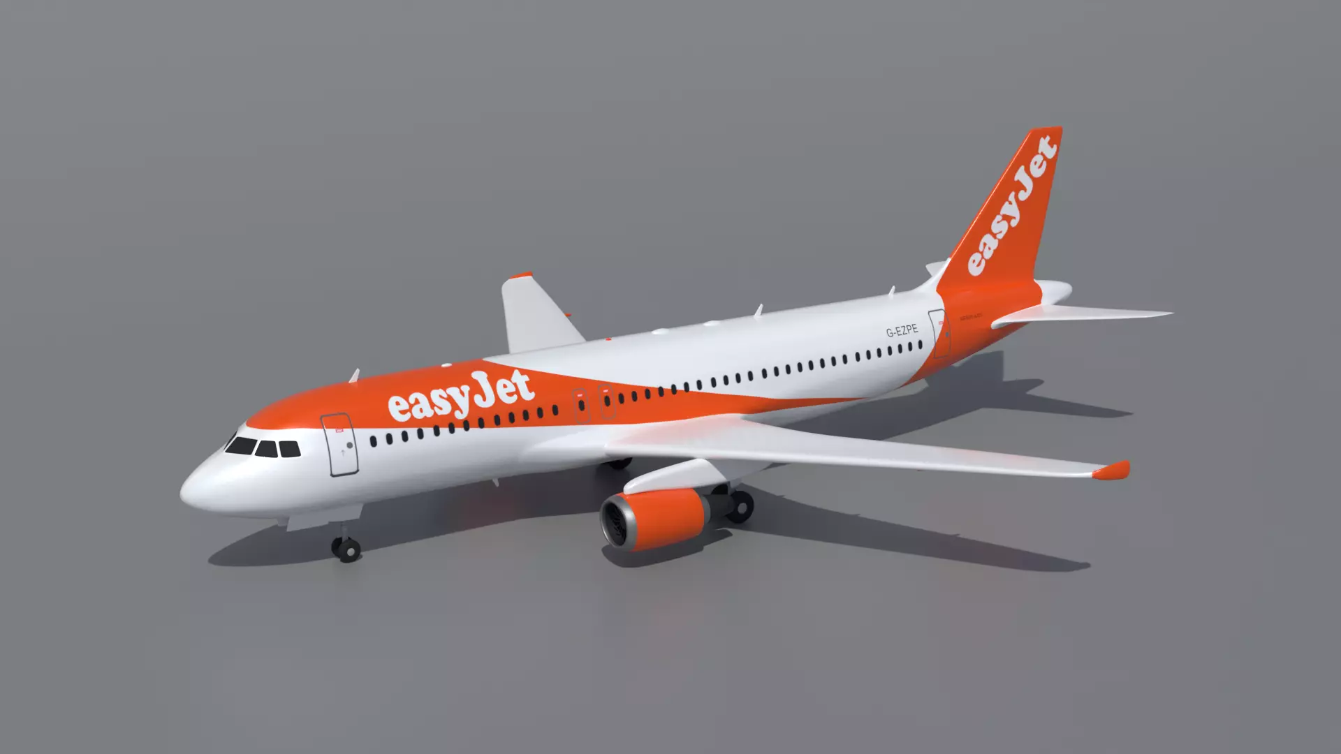 Airbus A320 Easy Jet 3D model