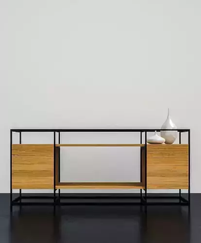 Cabinet modern tv stand 3D model