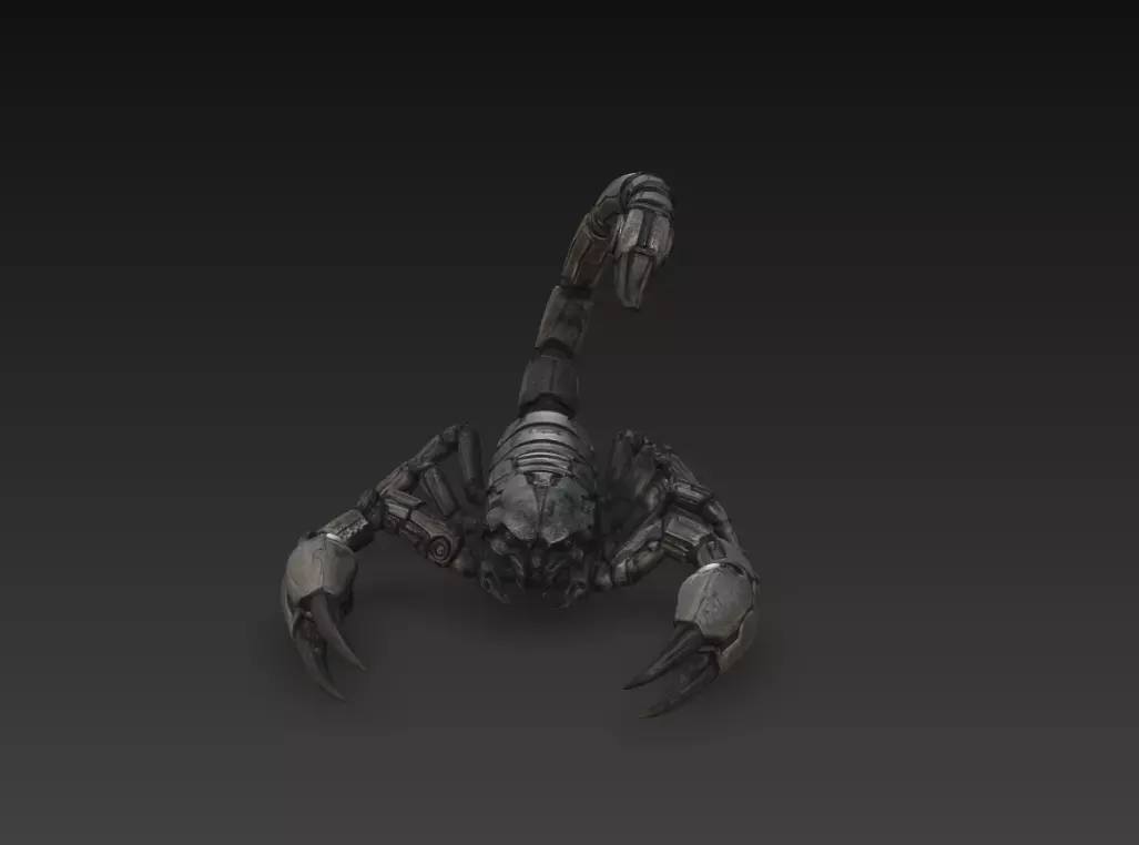 Mechanical Scorpion Robot Sci-Fi 3D Model 3D print model