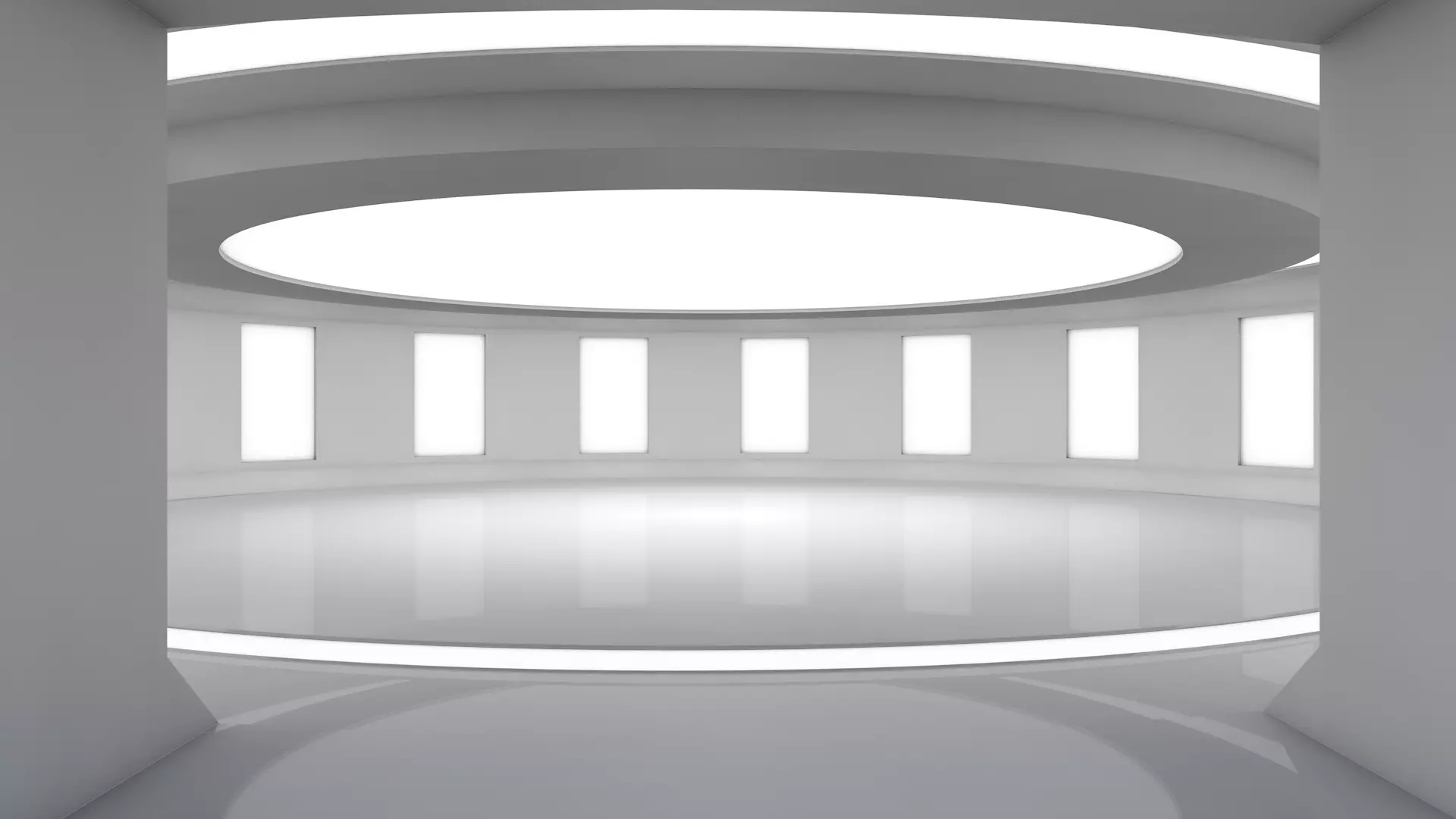 Modern Empty Room 3D model