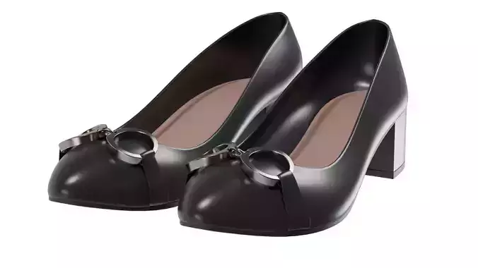 block heel pumps