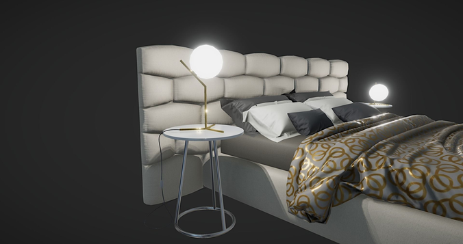 HQ Modern Furniture Pack Low-poly 3D model