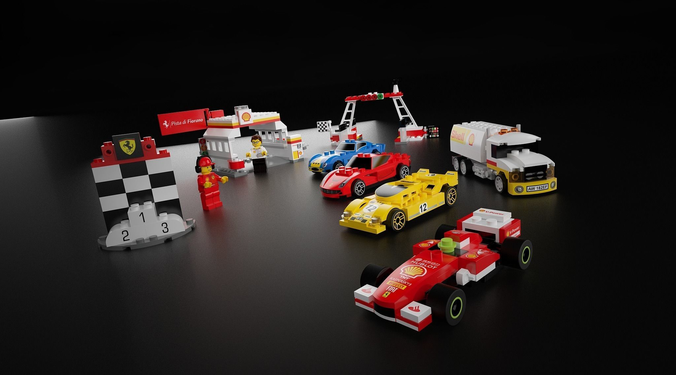 LEGO Shell collection 2016 3D model