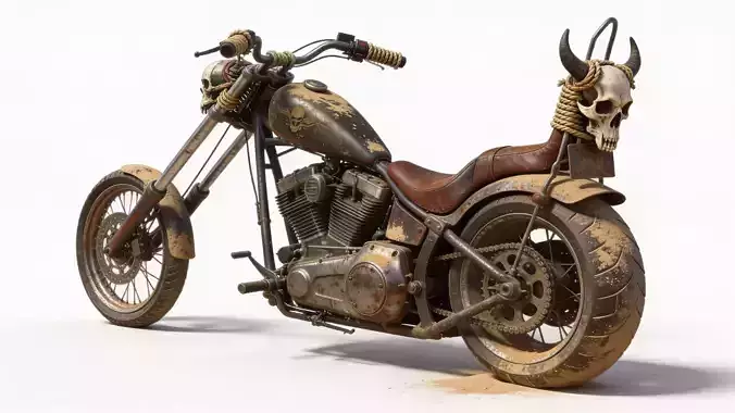 Wasteland Outlaw Chopper Motorcycle