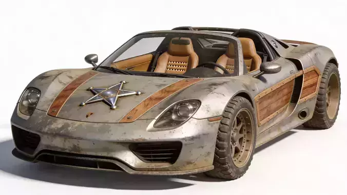 Desert Outlaw Pursuit Supercar 3d