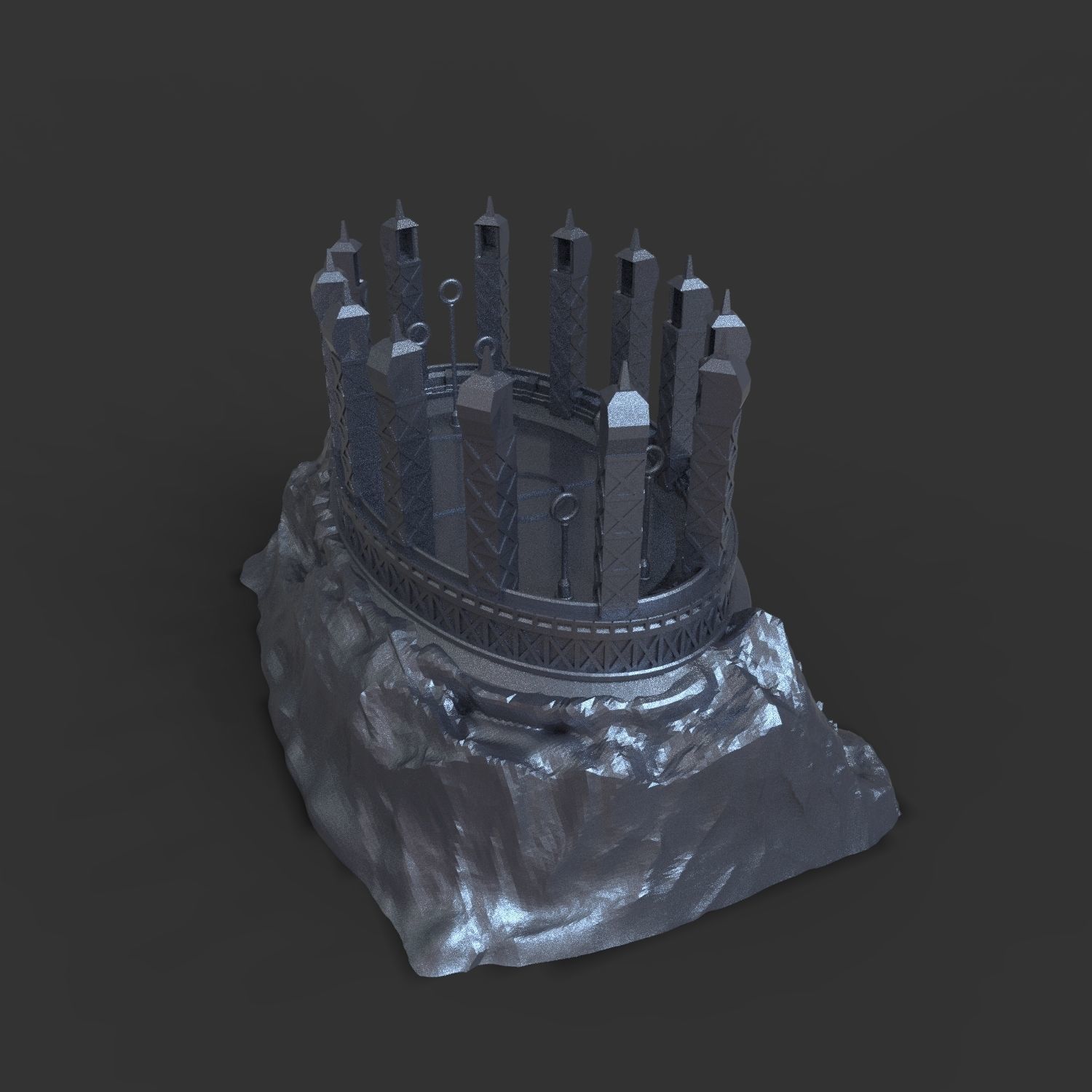Quidditch Pitch - Harry Potter 3D print model_9