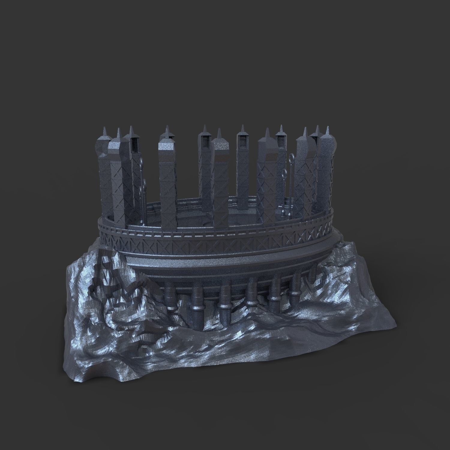 Quidditch Pitch - Harry Potter 3D print model_5