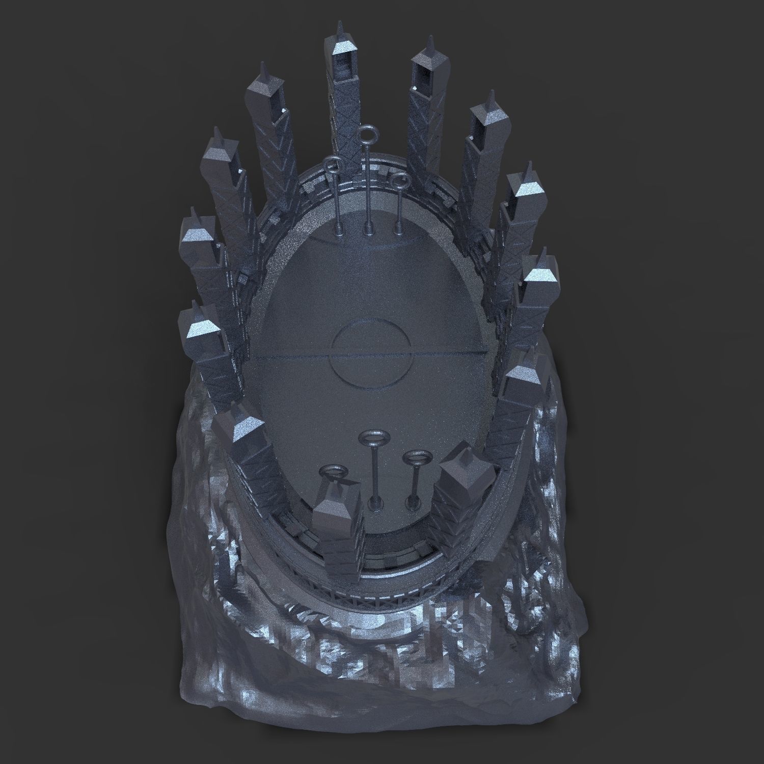 Quidditch Pitch - Harry Potter 3D print model_8
