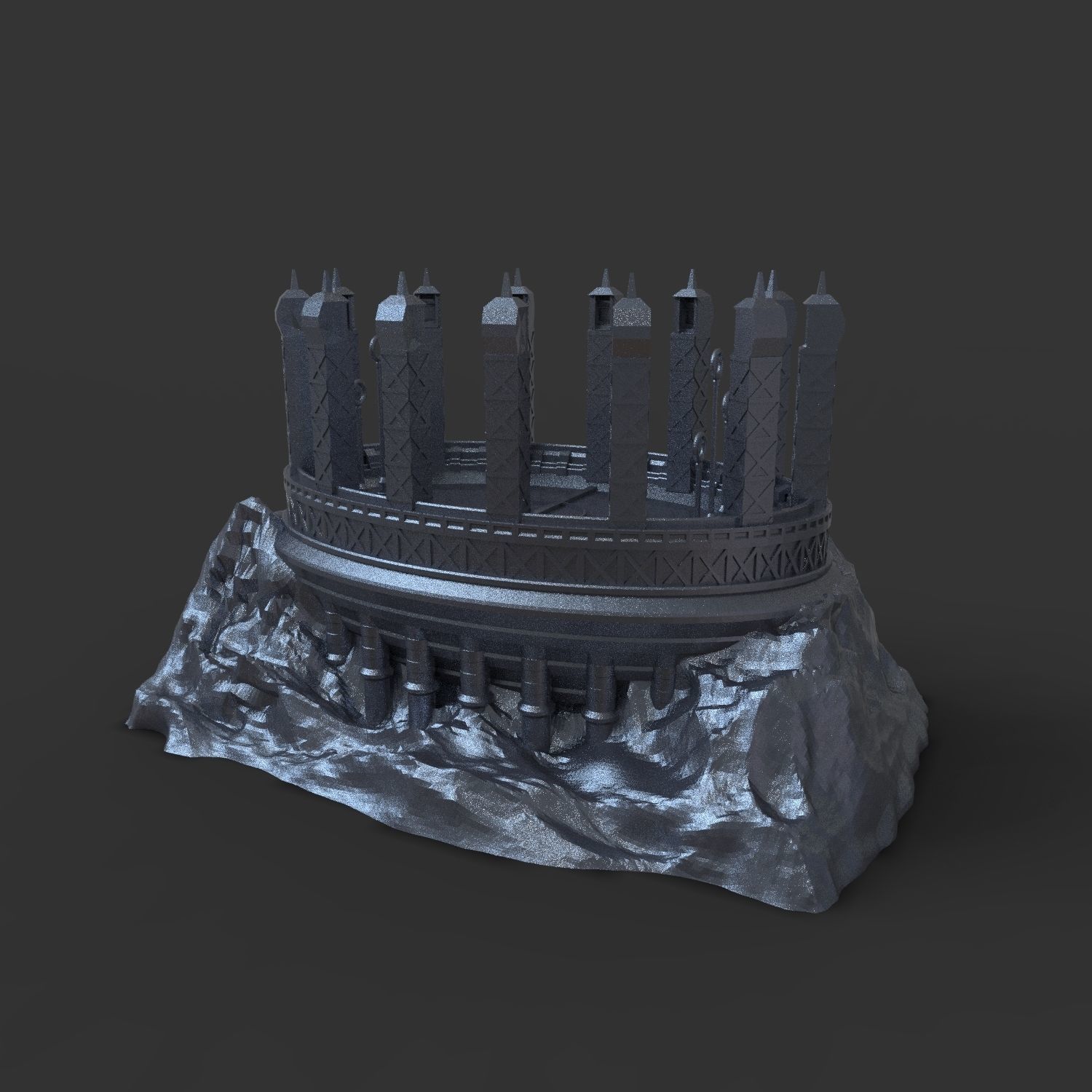 Quidditch Pitch - Harry Potter 3D print model_4