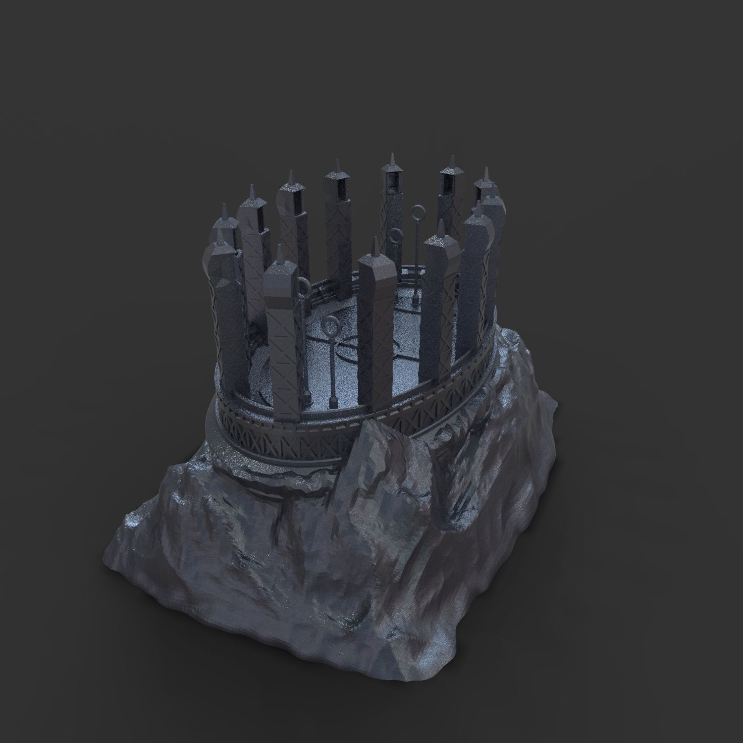 Quidditch Pitch - Harry Potter 3D print model_6