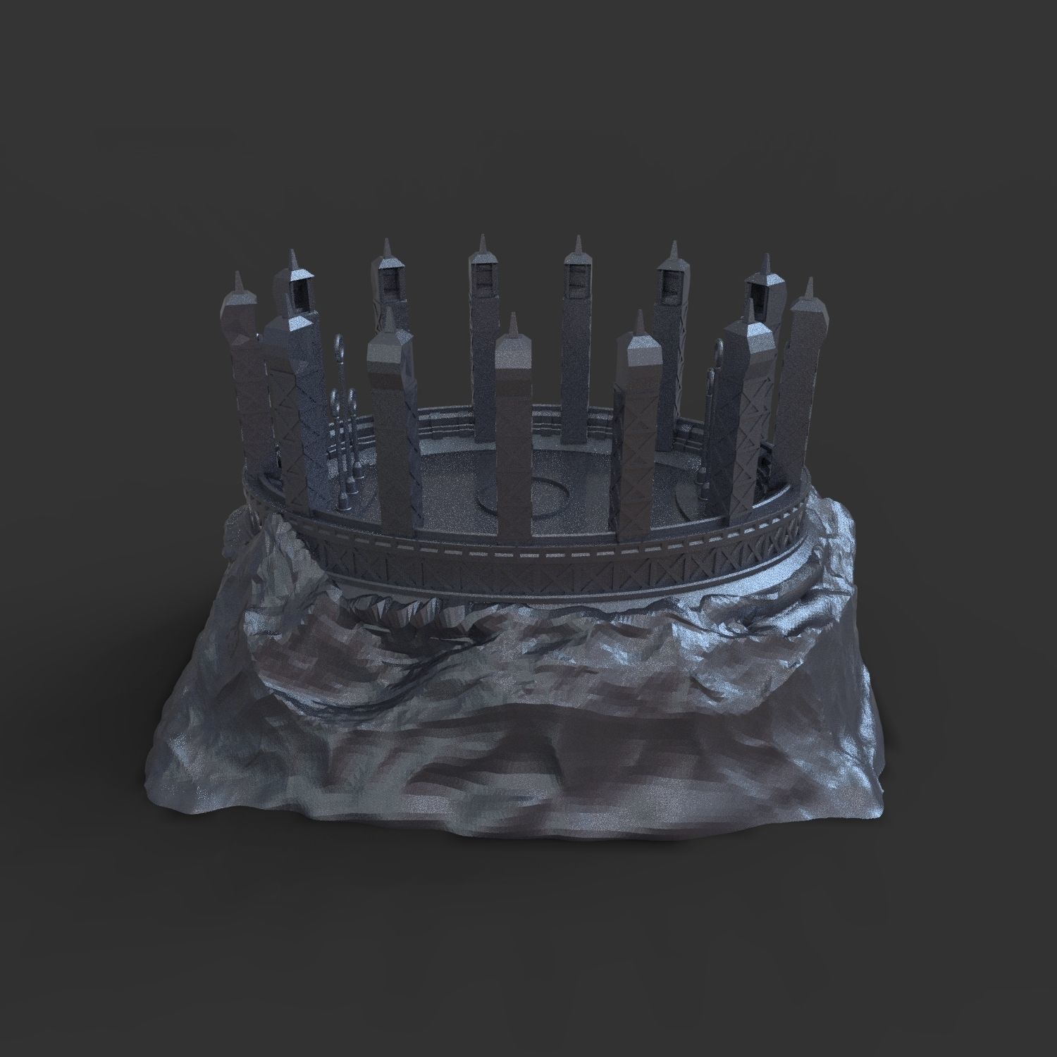 Quidditch Pitch - Harry Potter 3D print model_7