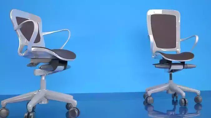 Studio Scene with Office Chairs