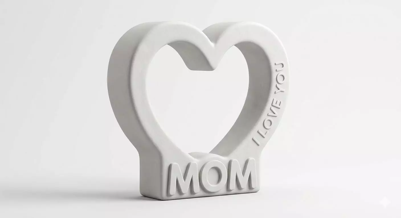 Heart mom model 3D print model