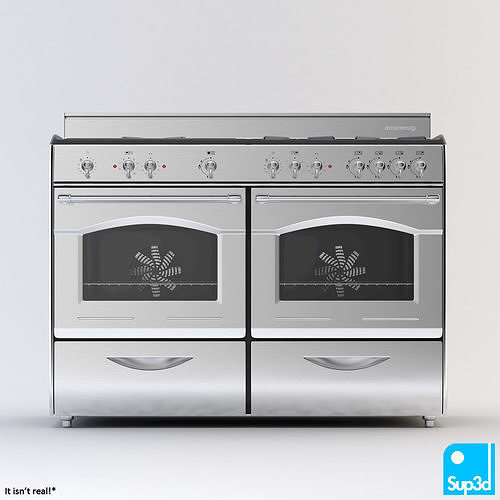 Kitchen Oven Rosieres RBC-127 3D model