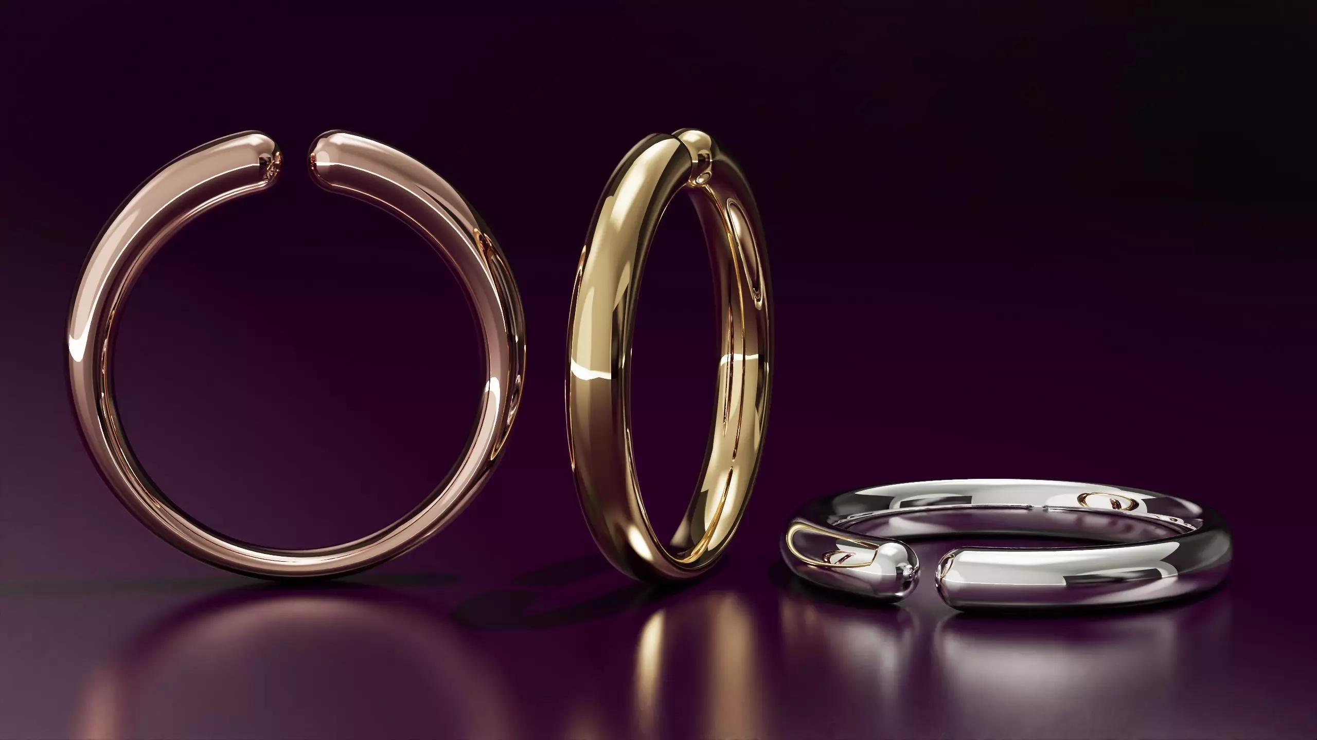 Bypass ring N24 54EU SIZE 3D print model