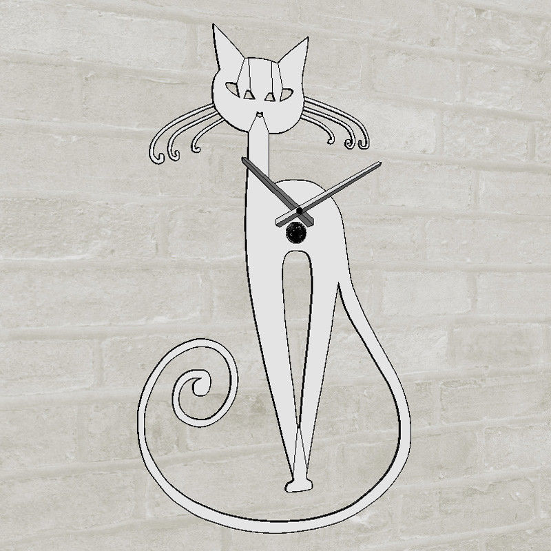 Funny wall clock collection Free 3D model_6