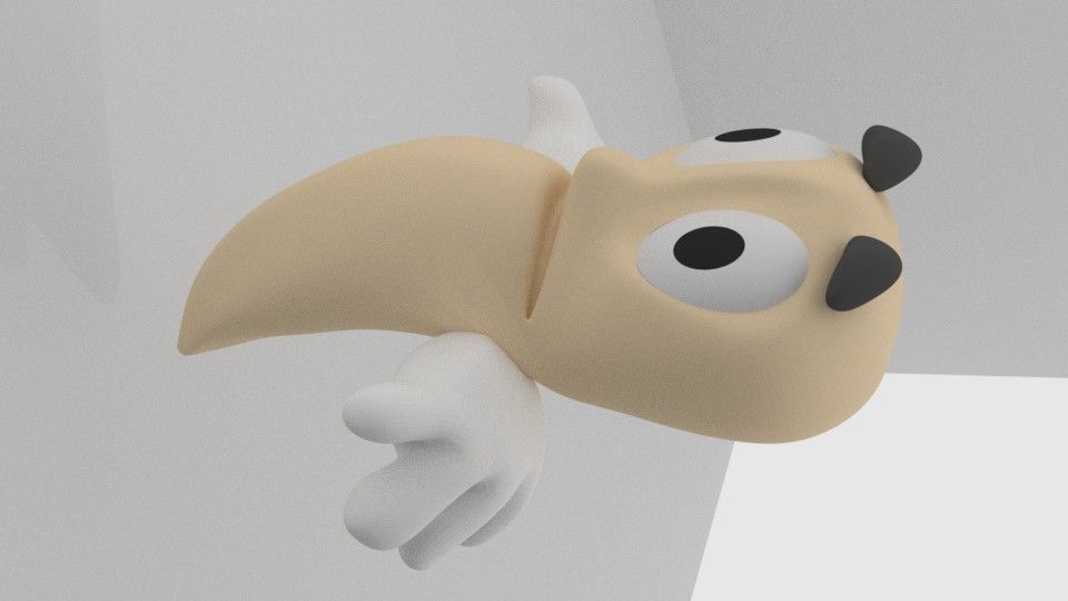 Wormy Character 3D model_8