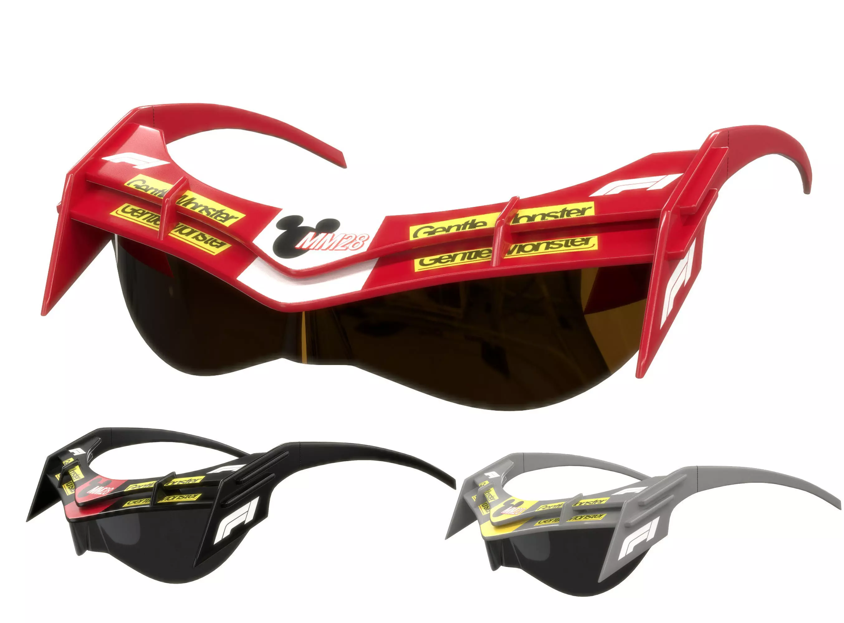 3D model Gentle Monster Disney F1 Sunglasses Wing 4 VR / AR / low 
