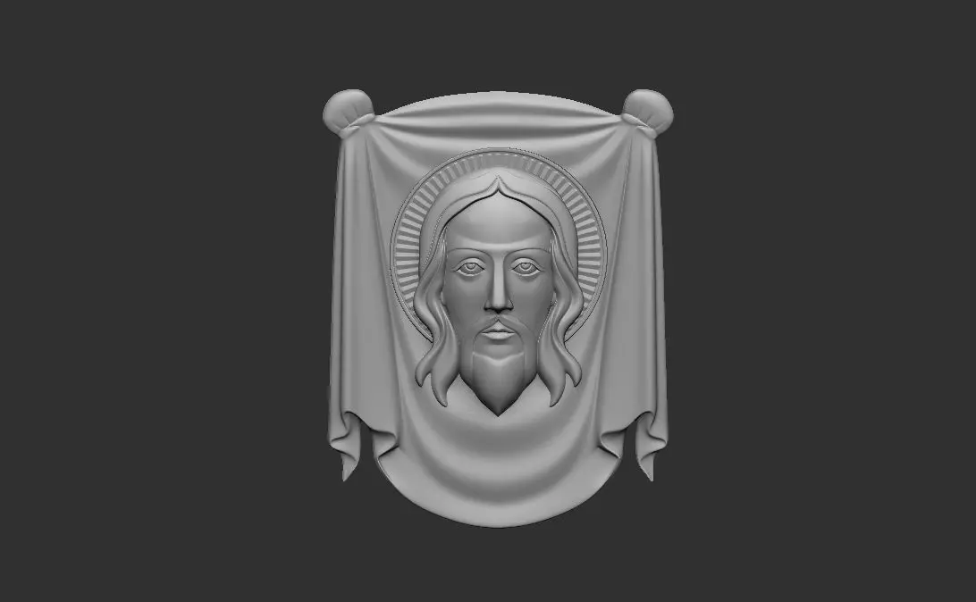 Jesus dried by Veronica 3D print model
