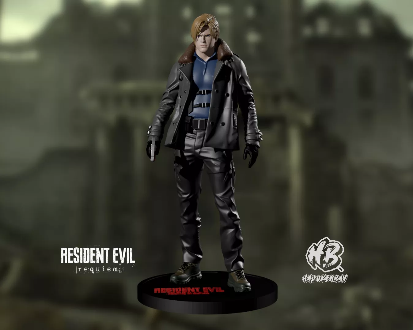 Resident Evil Requiem Figure Leon Kennedy 3D model 3D printable