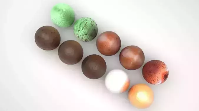 Eggs Set 3D model 5