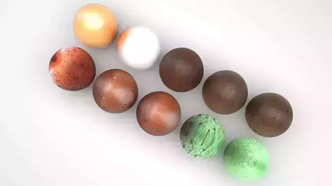 Eggs Set 3D model 3
