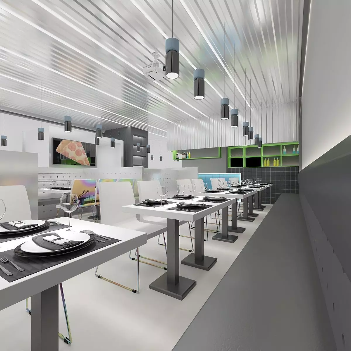 Pizza Restaurant 3D model