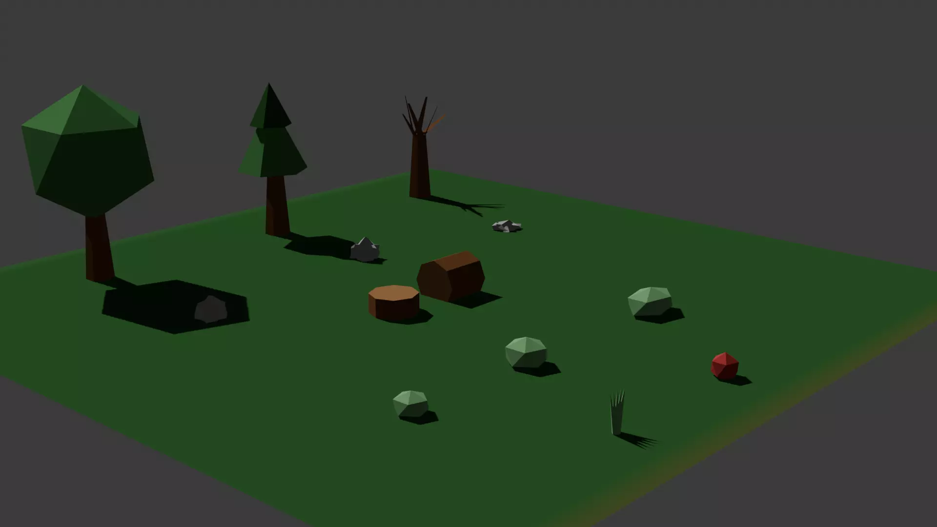 Low Poly Forest Asset Pack - Game Ready free VR / AR / low-poly 3D ...