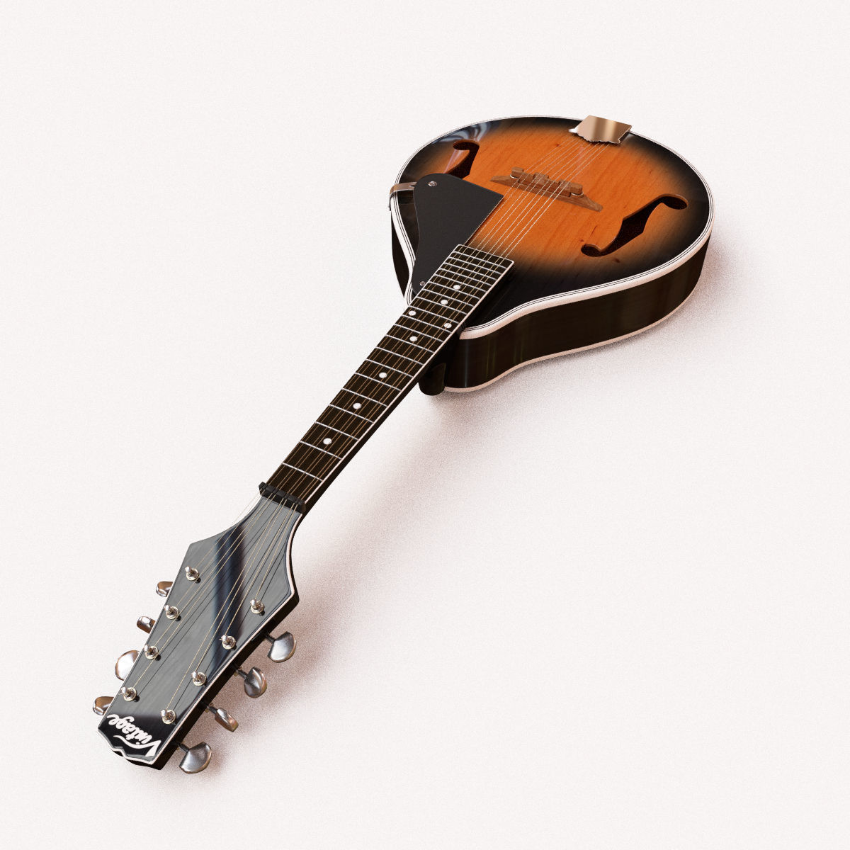 Mandolin 3D model_8