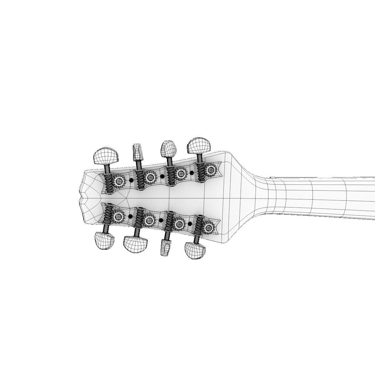 Mandolin 3D model_7