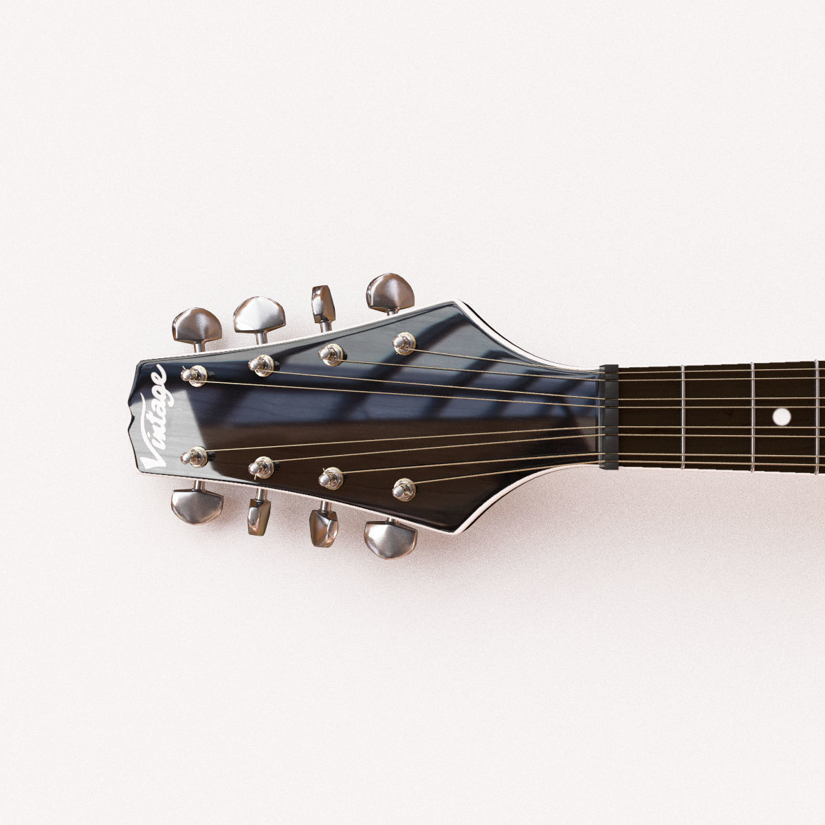 Mandolin 3D model_4