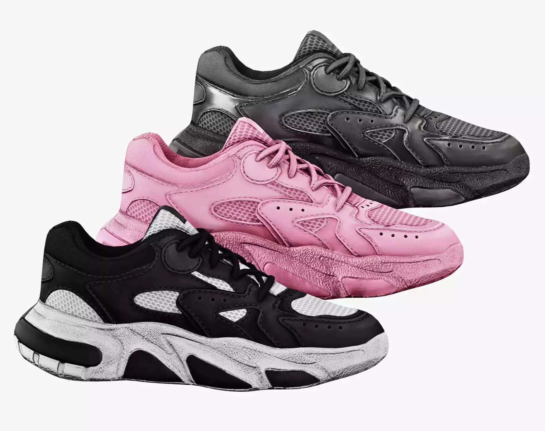 Casual Sneakers Unisex - Character Footwear PBR 4K Low-poly 3D model