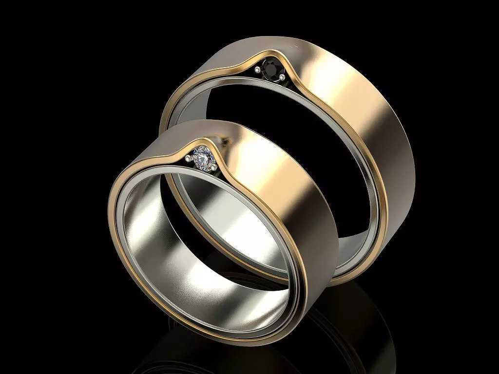 Wedding Ring 3D print model