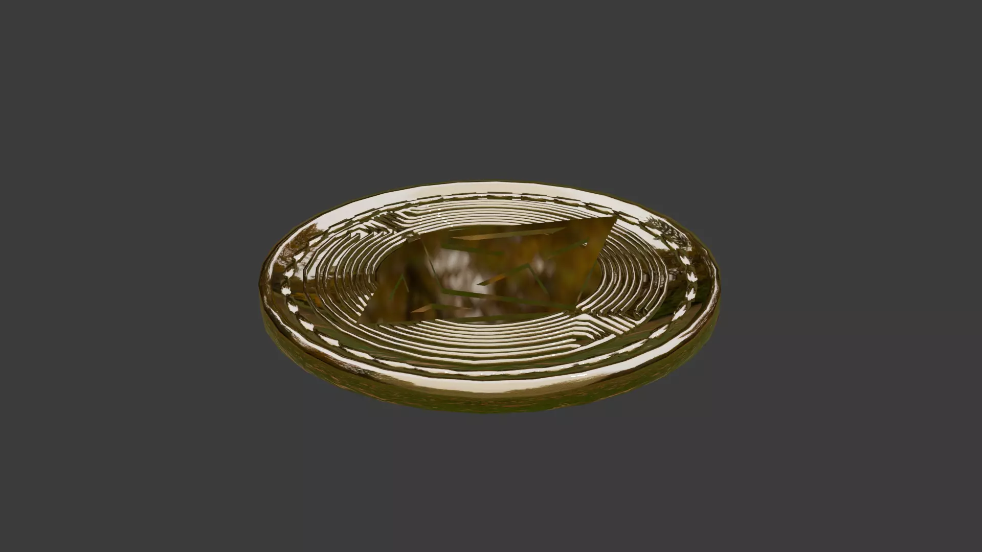 ethereum logo 3D model