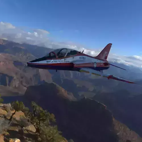 BAE Hawk Mk127 for FBX and Unity Low-poly 3D model