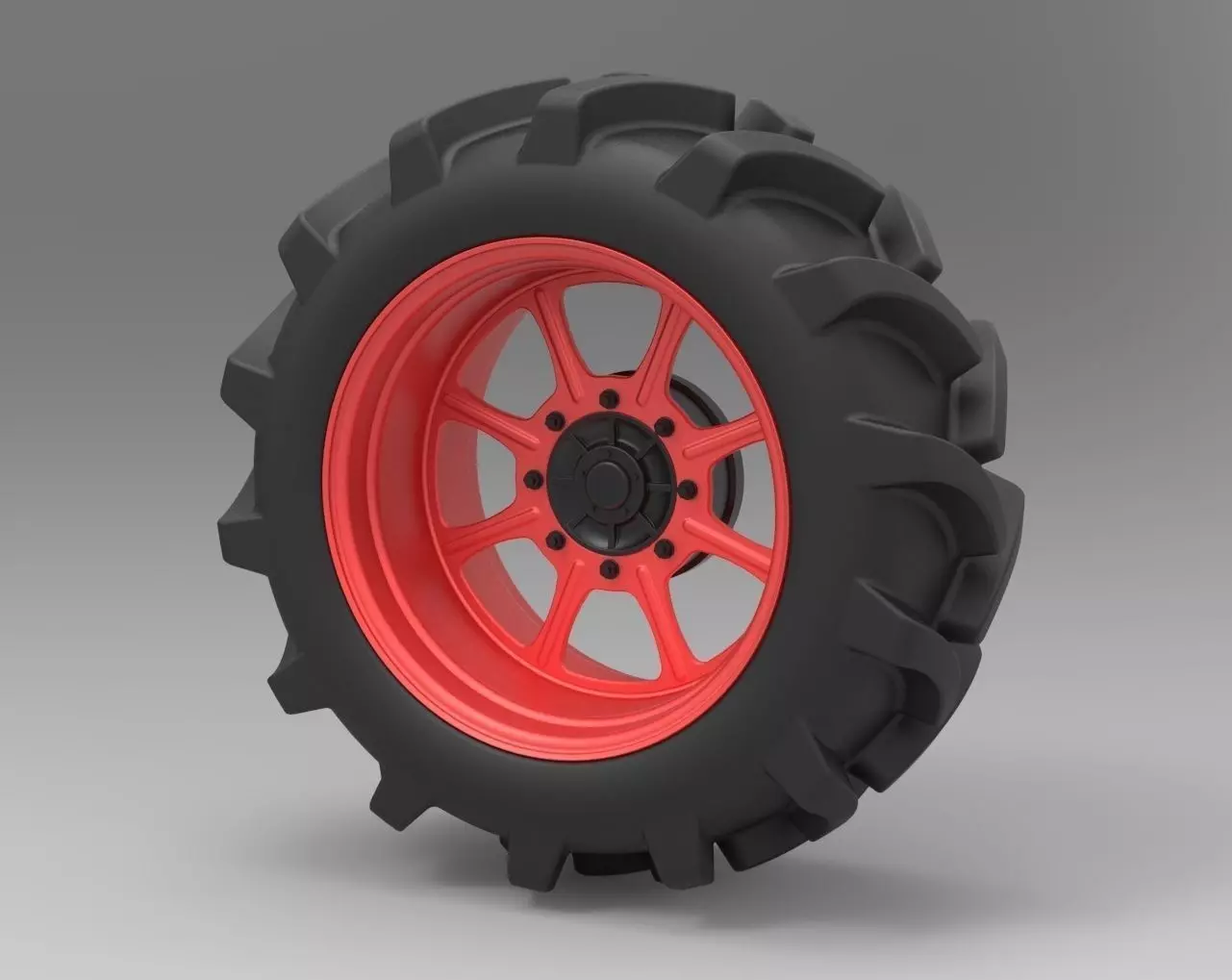 Wheel from Mud truck 3D model
