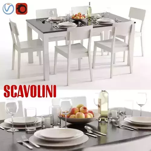 Scavolini Duke and Mika Dining Set