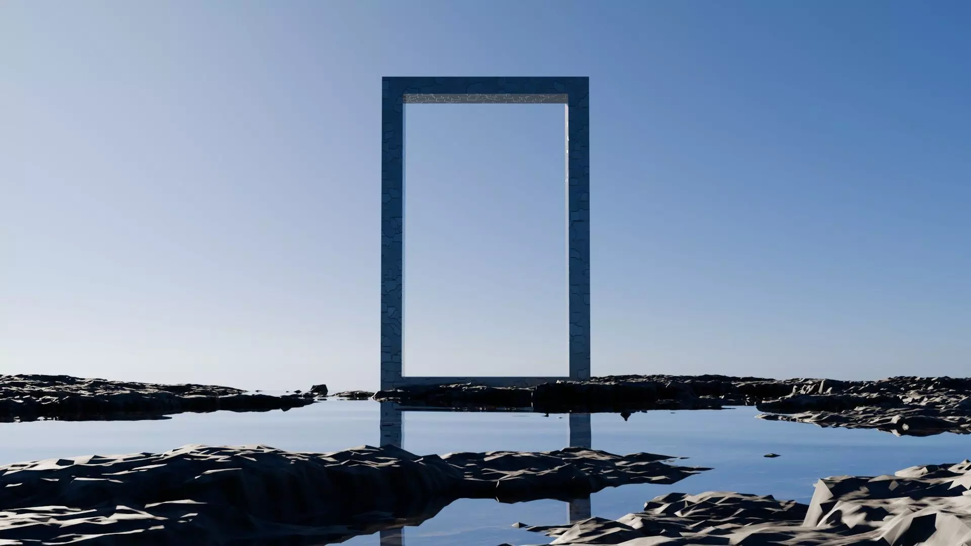 Sci-Fi Monolith Portal - Cinematic Environment Kit 3D model