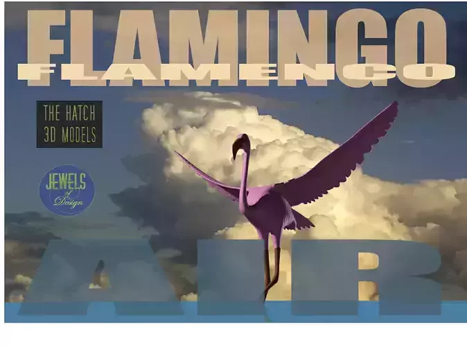 Pink Flamingo model
