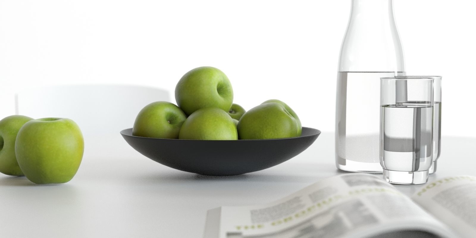 Scavolini Nomo and Chatty Dining Set 3D model_2