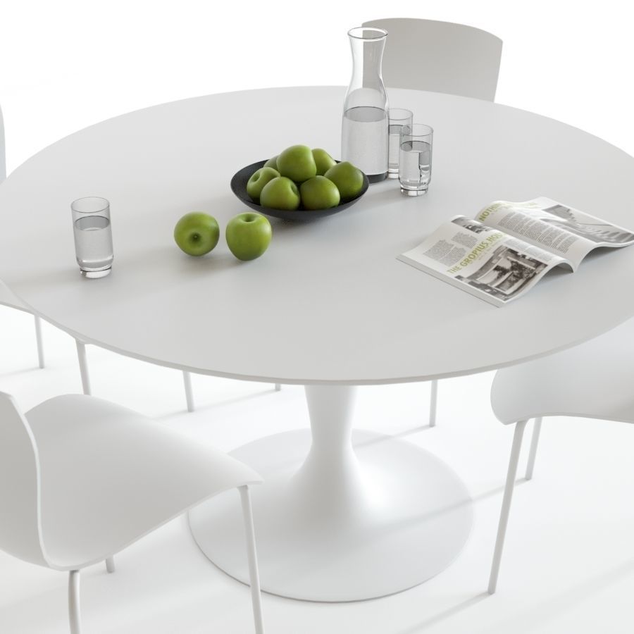 Scavolini Nomo and Chatty Dining Set 3D model_3